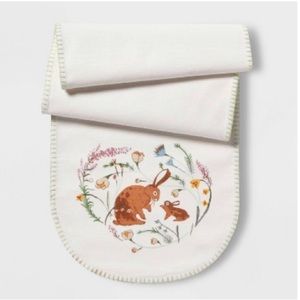 Threshold Cotton Bunny Table Runner